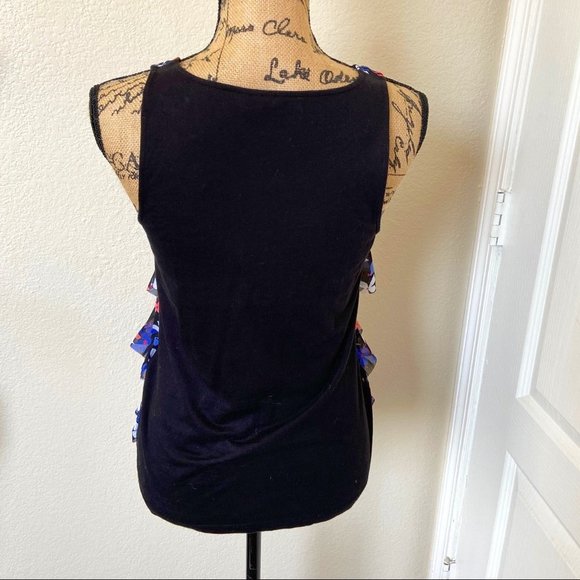 Elle MC floral ruffle top  XS - Picture 3 of 4